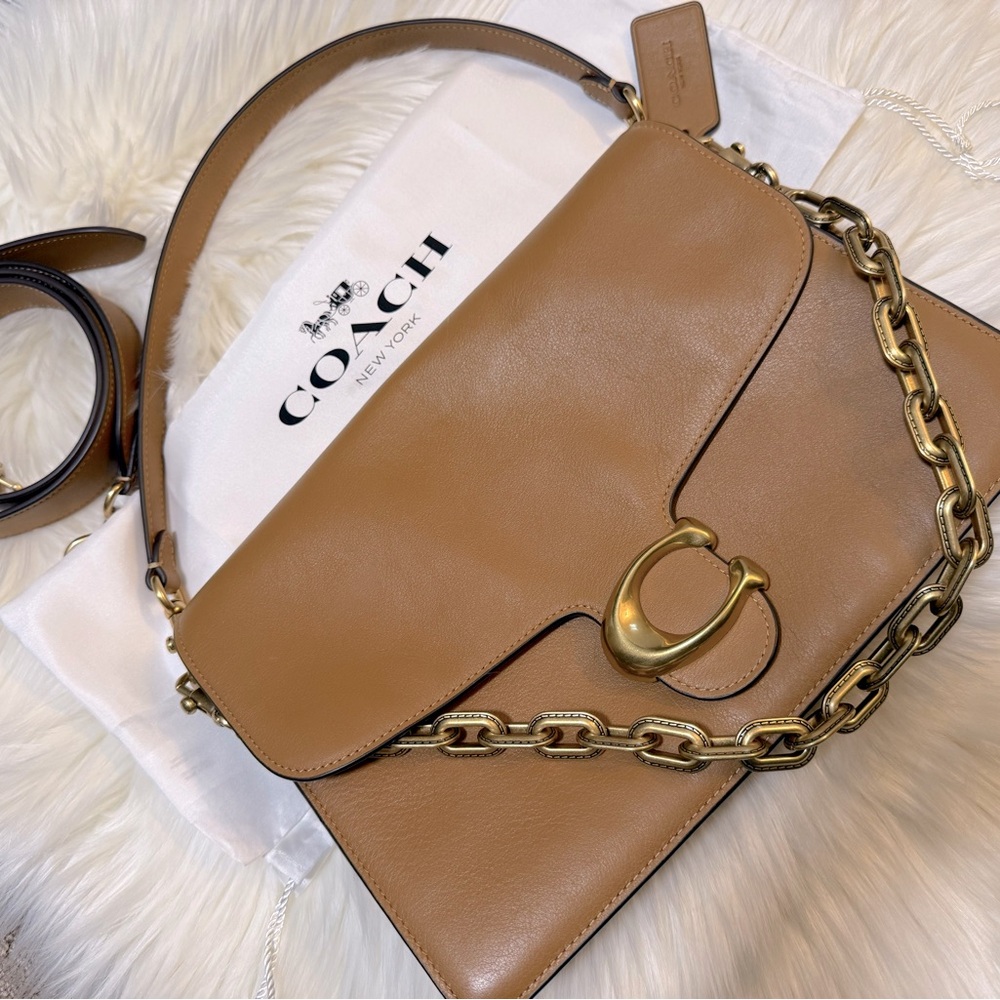 Coach Chain Tabby 30 Honey Brown